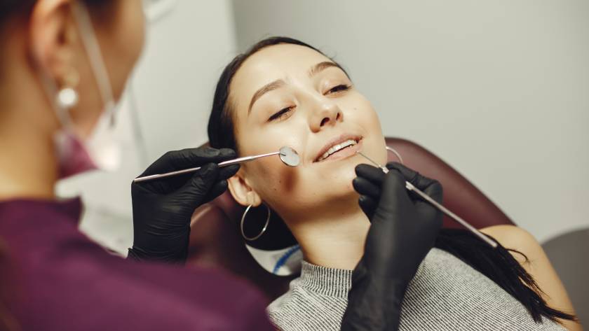 Dental checkup for open apex treatment in a front tooth case study