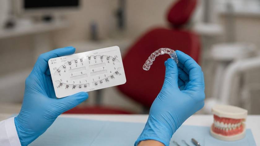 Transparent braces options including clear aligners and orthodontic braces for teens and adults